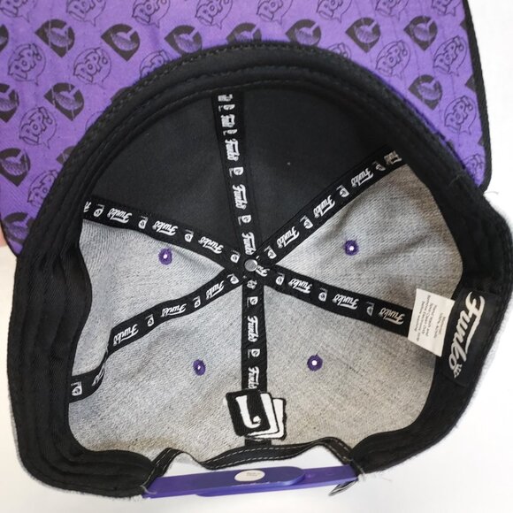 The Joker Funko Snapback Baseball Cap Hat DC Comics Gray Black Purple New - Picture 12 of 16